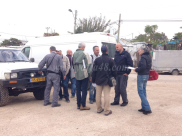 بالصور: دائرة أراضي اسرائيل بمرافقة الشرطة تستعد لإخلاء عدة عائلات من أرض مصادرة بيافا 